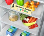 Refrigerator Liners (8 Pack) By | Easy To Clean Fridge Liner With Spill ... - £15.04 GBP