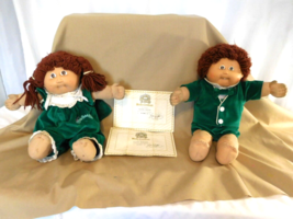 Cabbage Patch Dolls Cabbage Patch Twins W/ Certificates Dolls Doll Vintage - $138.60