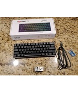 HK Gaming GK61 V2 Mechanical Gaming Keyboard with RGB Lighting. White - £45.93 GBP