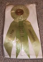 VTG AKC 1983 Potomc Valley Springer Spaniel Club 3rd Rize Ribbon Manassa... - $14.99