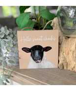 Wooden Hanging Sign/Plaque - Hello Sweet Cheeks - $19.95
