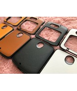 Phone case for Motorola Razr 2020 5G VEGAN GENUINE Leather back cover shell - £16.29 GBP+