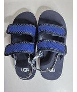 NEW UGG YOUTH KIDS LENNON BLUE SLINGBACK SZ 4 - $364.37 MXN