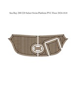Sea Ray 200/220 Select Synthetic PVC Teak Swim Platform Pad Mat Floor Fl... - $788.46 CAD