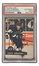 Larry Robinson Autografato 1991 Pro Set #104 La Kings Hockey Scheda PSA/DNA - £29.97 GBP