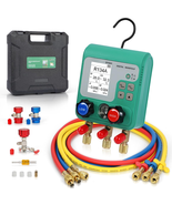 HVAC Digital Manifold Gauge Set for 92 Refrigerant, TFT Display Digital ... - $163.04