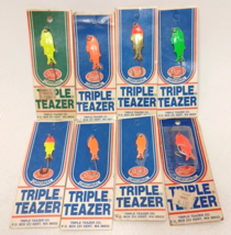 Vintage Shoff’s Original Triple Teaser Metal Fishing Lure (Lot of 8) - $29.05