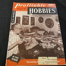 Profitable Hobbies Magazine November 1955 - £6.35 GBP