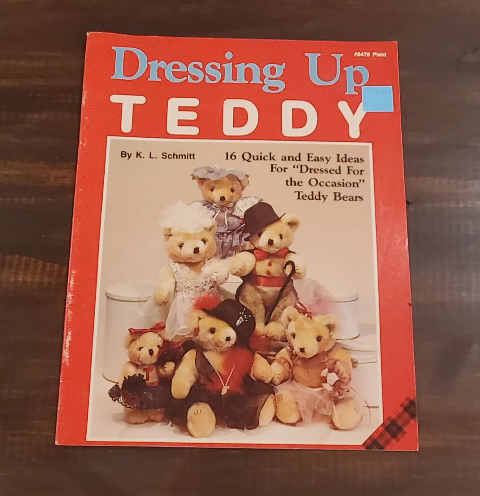 Dressing Up Teddy: #8476 Plaid - $5.00