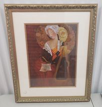 Arbe Limited Edition Oil on Canvas Print Professionally framed and matted - £196.54 GBP