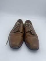 Men’s Sandro Moscoloni 17305 Tan Oxford Dress Shoes Size 9.5 EEE - £19.38 GBP