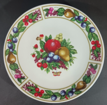 EDEN Fruit &amp; Butterfly Dinner Plates By Tabletops Unlimited 10 in - $9.49