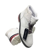 NWT NAUTICA MSRP $99.99 WOMENS WHITE PADDED COLLAR LACE UP HIKING BOOTS ... - £31.41 GBP