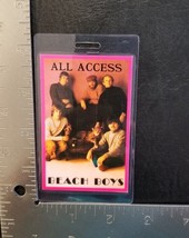 BEACH BOYS - ORIGINAL VINTAGE ANNIVERSARY CONCERT TOUR LAMINATE BACKSTAG... - $20.00