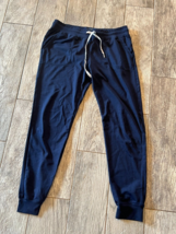 Zyia Active Joggers Pants Track Navy blue Womens Sweatpants Small w No S... - $30.23
