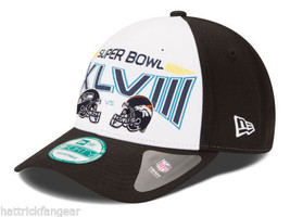 Seahawks vs. Broncos New Era 9Forty Super Bowl XLVIII Dueling Helmet Cap Hat - £14.42 GBP