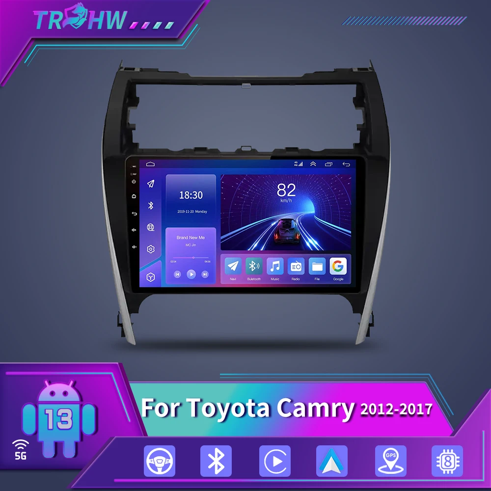 For Toyota Camry 7 XV 50 55 2012 - 2017 US EDITION Car Radio Multimedia ... - $135.02+