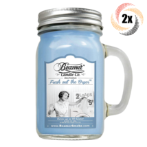 2x Jars Beamer Candle Co Fresh Out The Dryer Scent Odor Eliminator Candle 12oz - £21.76 GBP