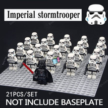 21pcs/set Imperial Stormtroper and Darth Vader Leader Star Wars Minifigures USA - £44.16 GBP