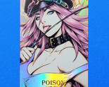 Street Fighter Poison Rainbow Foil Holographic Character Art Trading Card  - $14.99