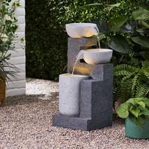Ashford 3-Tier Fountain: 28.25&#39; High, Gray - $220.99