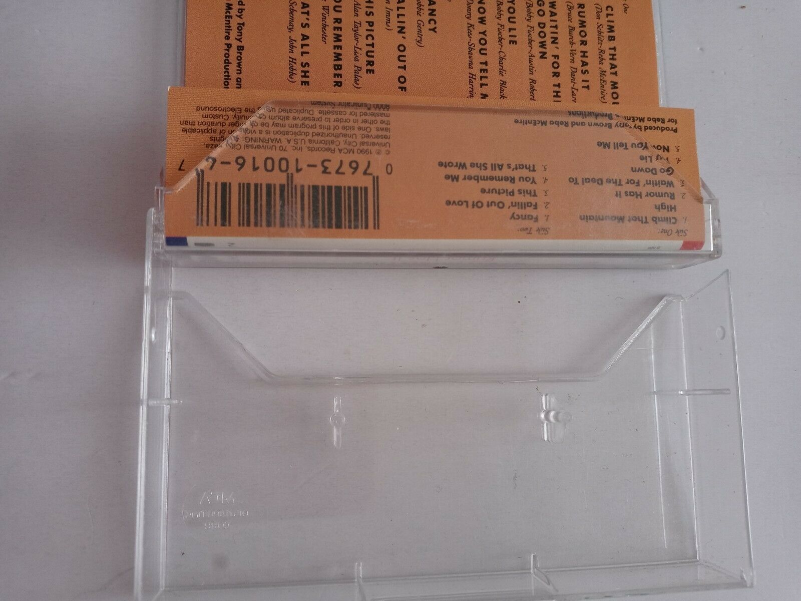 Rumor Has It Reba McEntire (Cassette 1990, MCA Records) Item image 5
