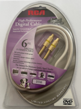 RCA High Performance Component Cable 6&#39; DT6S 24K Gold-Plated Connector New - $12.16