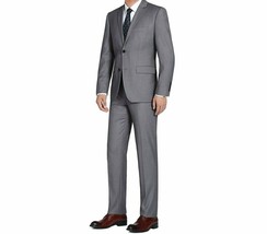 Men Renoir Suit Separate Super 140 Wool Two Button Classic Fit 508-3 Dark Gray - £168.89 GBP