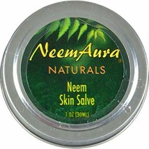 NEW Neem Aura Naturals Neem Skin Salve 1 Ounce 30 Milligrams - £7.96 GBP