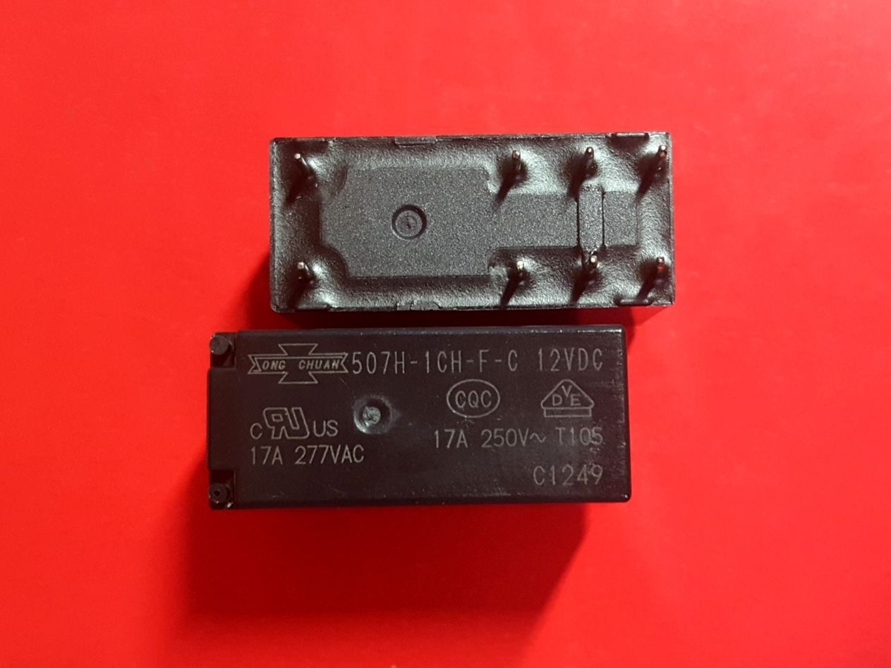 507H-1CH-F-C, 12VDC Relay, SONG CHUAN Brand New!!