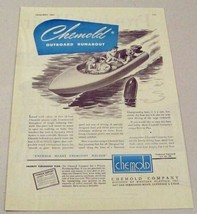 1945 Print Ad Chemold Outboard Runabout Boats Glendale,CA - $14.82