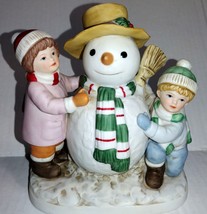 Home Interior Our First Snowman 5805-97 Figurine Vintage - £12.02 GBP