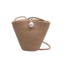 Summer  Design Straw Bags For 2022 Women Shoulder Messenger Bag Handmade Female  - £15.28 GBP