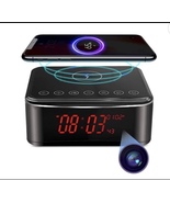 Alwaylar Hidden Spy Camera Wi-Fi 1080/4k w/Bluetooth clock speaker - £76.45 GBP