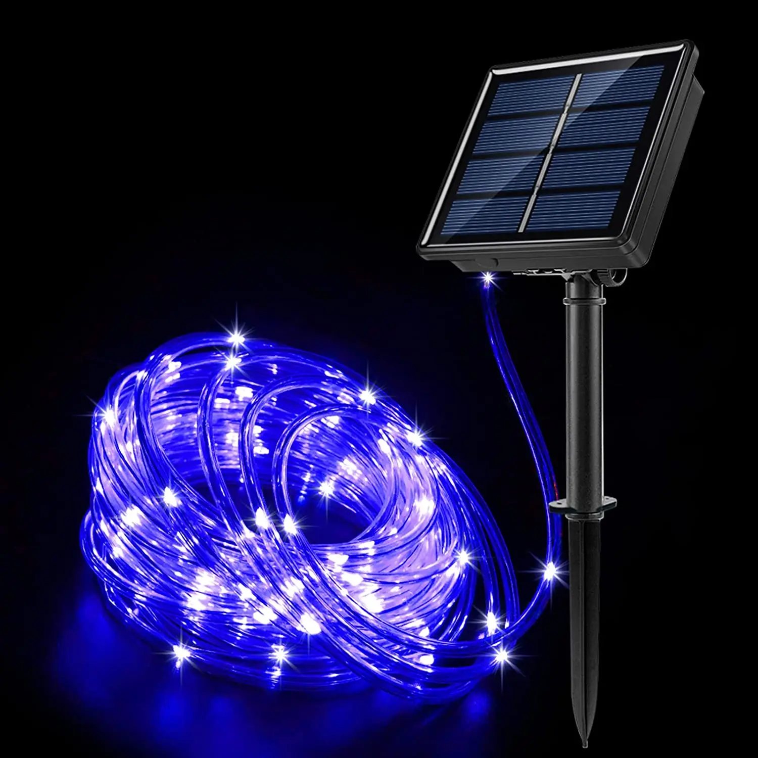 Christmas Decoration Street Gar Led Solar Festoon Fairy  Rope String Lights 7/12 - £94.15 GBP