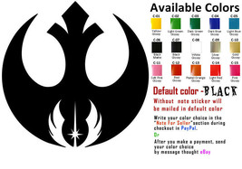 Rebel Alliance &amp; Jedi Order Vinyl Decal Sticker Car Window Starwars Star... - £2.56 GBP+