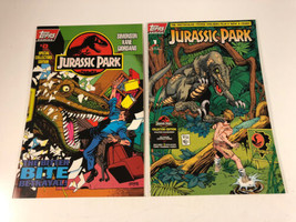 Jurassic Park #0 (Topps 1993) Walt Simonson 1st Printing + #1 of 4 Lot - £47.41 GBP