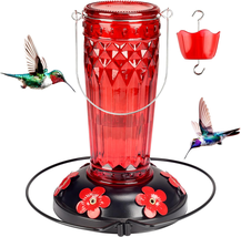 Hummingbird Feeder-16 Ounces，6 Feeding Ports Glass Hummingbird Feeders f... - $343.26 MXN