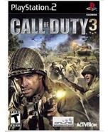 SONY Playstation2 - Call of Duty 3 Video Game with manual Jewel Case Com... - £9.51 GBP