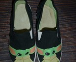 Mandalorian Grogu Baby Yoda Girls Boys Slip-on Shoes Size 13 - £8.69 GBP