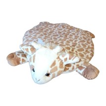 Bearington Baby Collection Patches Giraffe Belly Blanket mat plush Pillow 30&quot; - £17.70 GBP