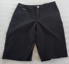 LRL Ralph Lauren Active Black Cotton Bermuda Shorts Size 2 - $15.83