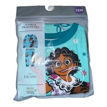 Disney Encanto Piece Snug Fit Pajama Set Toddler Girls Blue Size 12 Months New - $17.81