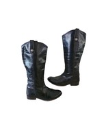 FRYE Melissa Tall Riding Women&#39;s Sz 9.5 B Leather Black Equestrian Work ... - $1,173.13 MXN