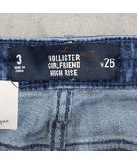 Hollister Jeans Womens 26 Blue Denim High Rise Distressed Straight Leg P... - £23.78 GBP