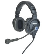 Clear Com CC-400-X4 Double Ear Headset Headphone and Cardioid Dynamic Mi... - $470.00
