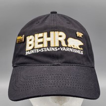 BEHR Paints Stains Varnishes Black Cap with 2 Gold Pins Adjustable Strap... - $14.99