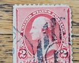US Stamp George Washington 1c Used Fancy Cancel 250 - $4.74