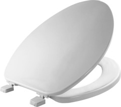 Elongated, Plastic, White Bemis 170 000 Toilet Seat. - £29.81 GBP