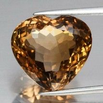 13.45 cwt. Yellow Topaz Heart . Earth Mined .  Appraised for US 480.00. - £165.91 GBP